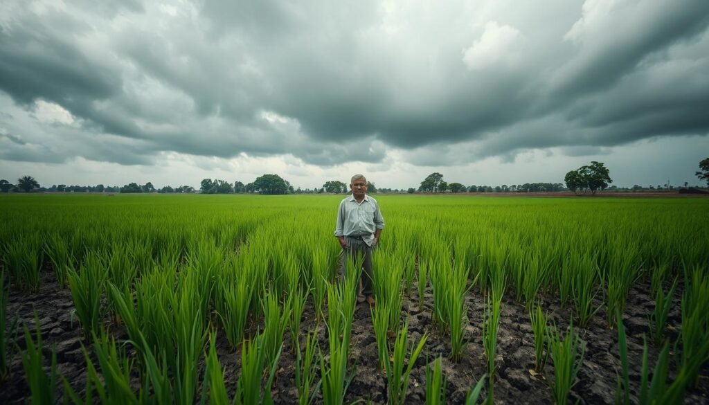 dampak perubahan iklim pada produksi beras