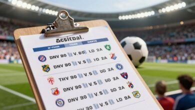 jadwal pertandingan sepak bola